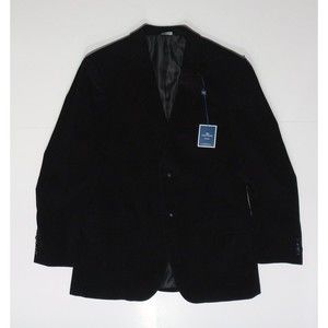 NWT Dockers Mens Corduroy Blazer Black Size 42 L